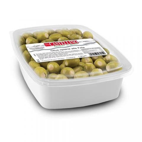 Feta stuffed olives