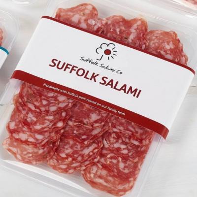 Sliced suffolk salami