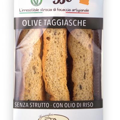 Italian Focaccia Slices - Taggiasche Olives 